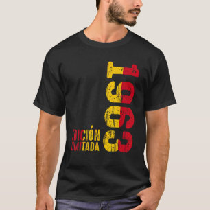 Camiseta Bandera Española Retro 1963 Año 1963 Vintage 1963 