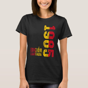 Camiseta Bandera Española Retro 1985 Año 1985 Vintage 1985