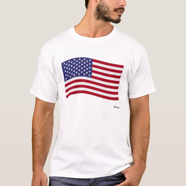 Camiseta Bandera estadounidense (Anverso)