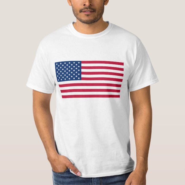 Camiseta Bandera estadounidense (Anverso)