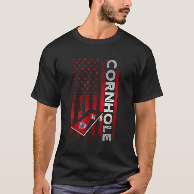 Camiseta Bandera Estadounidense (Anverso)