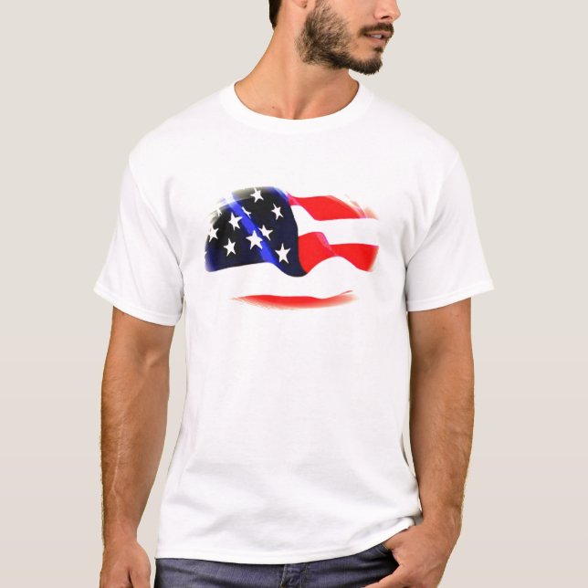 Camiseta Bandera estadounidense (Anverso)