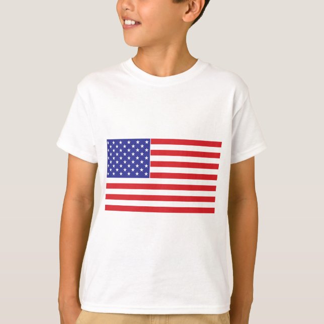 Camiseta Bandera estadounidense (Anverso)