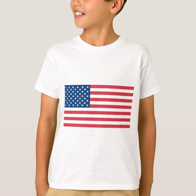 Camiseta Bandera estadounidense (Anverso)