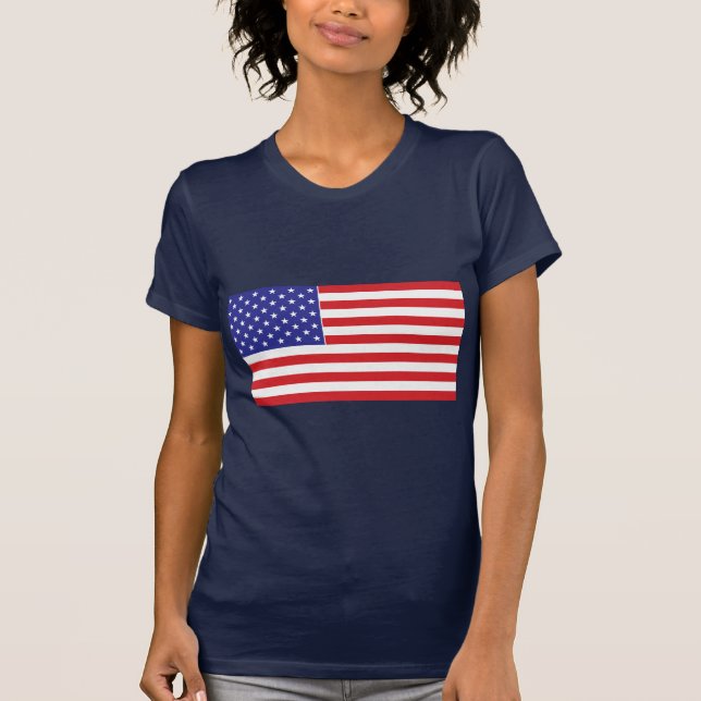 Camiseta Bandera estadounidense (Anverso)