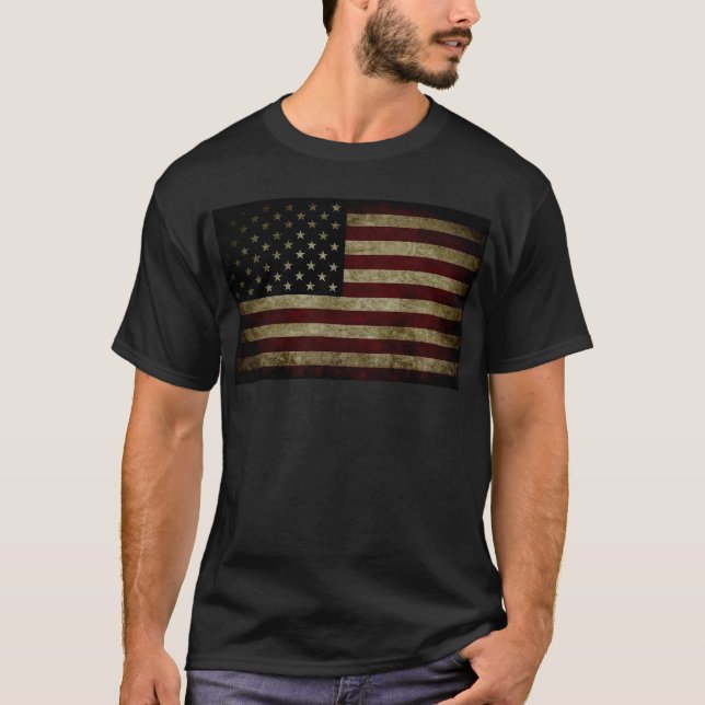 Camiseta Bandera estadounidense (Anverso)