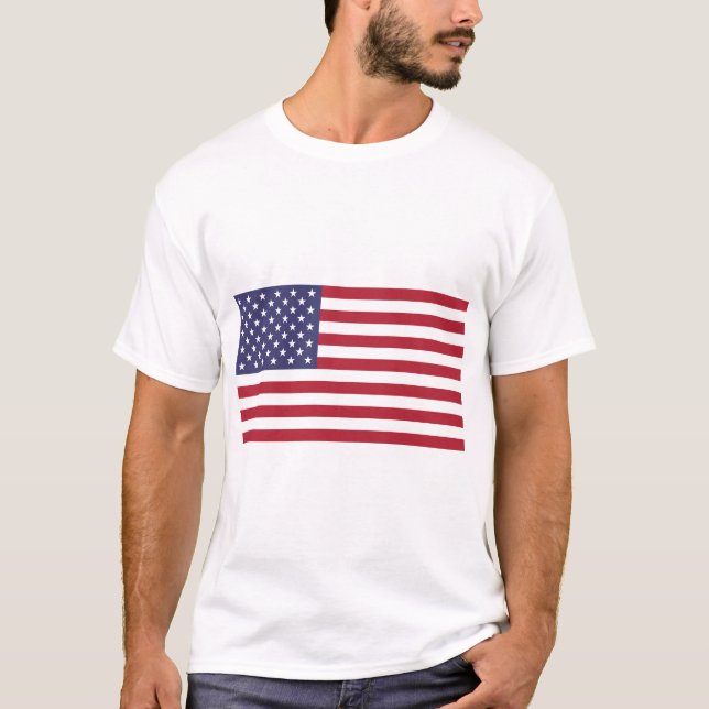 Camiseta Bandera estadounidense (Anverso)