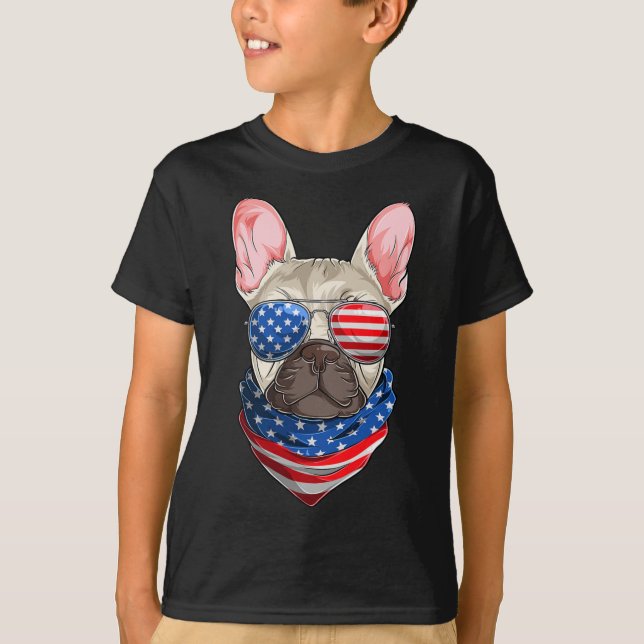 Camiseta Bandera estadounidense (Anverso)
