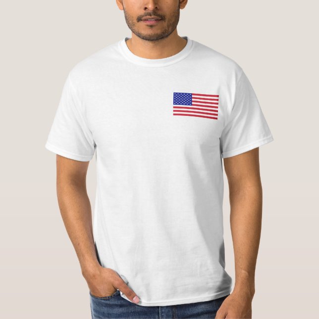 Camiseta Bandera estadounidense (Anverso)