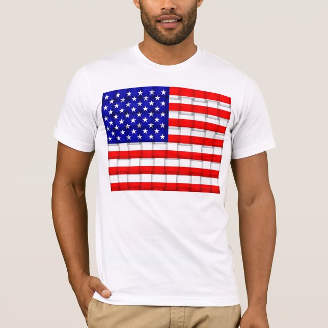 Camiseta Bandera estadounidense (Anverso)