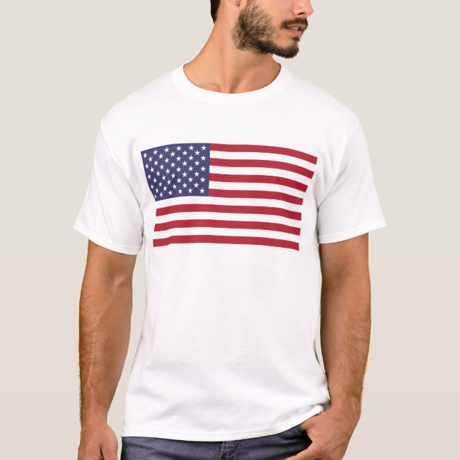 Camiseta Bandera estadounidense (Anverso)