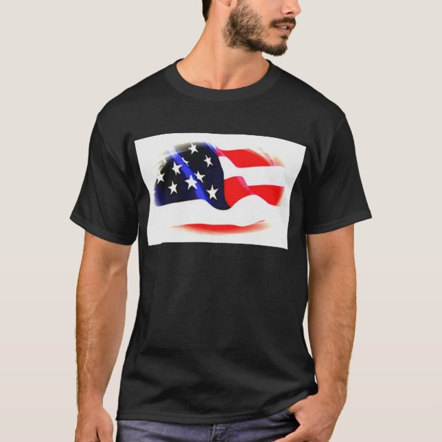 Camiseta Bandera estadounidense (Anverso)