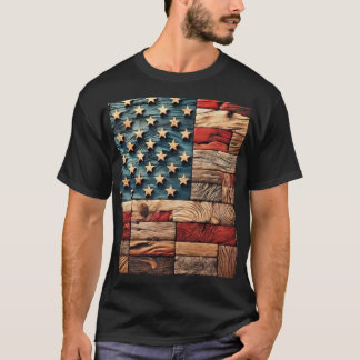 Camiseta bandera estadounidense