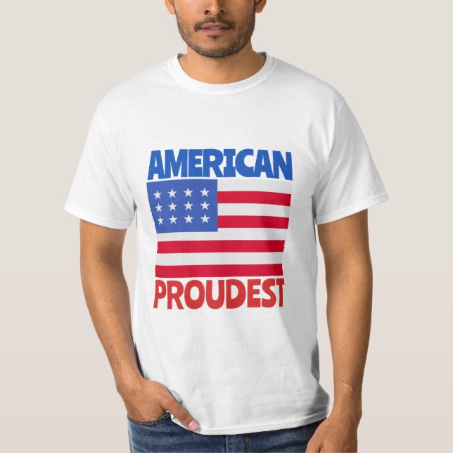 Camiseta Bandera estadounidense (Anverso)