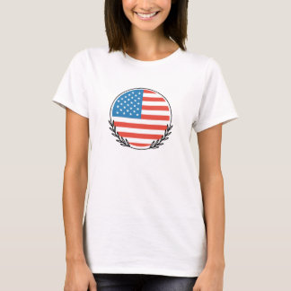 Camiseta bandera estadounidense