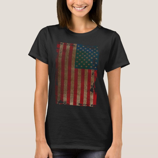 Camiseta Bandera estadounidense 1 (Anverso)