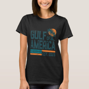 Camiseta Bandera Estadounidense 2025 Del Golfo Retro De Est