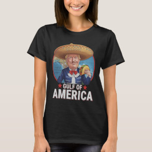Camiseta Bandera Estadounidense 2025 Del Golfo Retro De Est