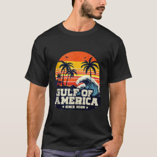 Camiseta Bandera Estadounidense 2025 Del Golfo Retro De Est