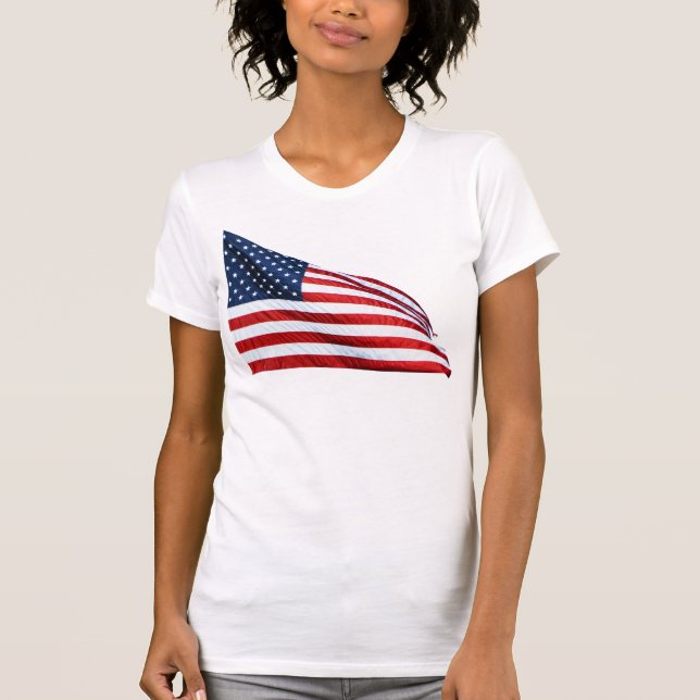 Camiseta Bandera estadounidense 2412 (Anverso)