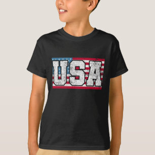 Camiseta Bandera Estadounidense 4 De Julio