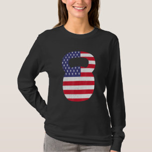 Camiseta Bandera Estadounidense 4 De Julio Kettlebell Gym W