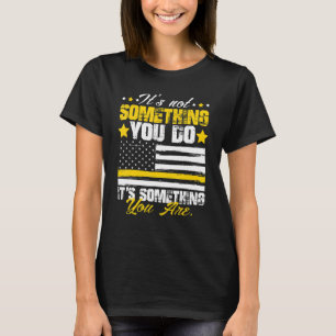 Camiseta Bandera estadounidense 911 Dispatch er EE. UU. Lín