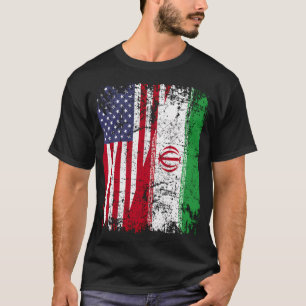Camiseta Bandera estadounidense a medias por Irán