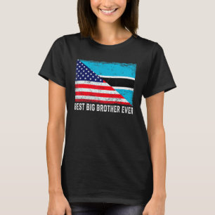 Camiseta Bandera estadounidense Bandera Botswana Mejor Herm