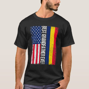 Camiseta Bandera estadounidense Bandera Chad Mejor Abuelo N