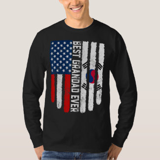 Camiseta Bandera estadounidense Bandera de Corea del Sur Me