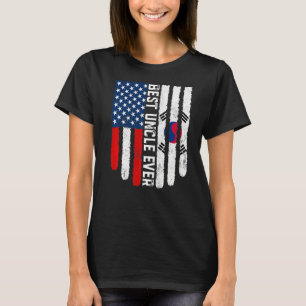 Camiseta Bandera estadounidense bandera de Corea del Sur me