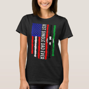Camiseta Bandera estadounidense bandera de Libia mejor padr
