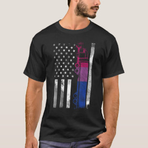 Camiseta Bandera Estadounidense Bisexual Camión Bi Pride Lg