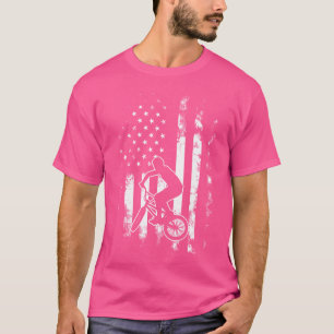 Camiseta Bandera Estadounidense Bmx