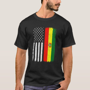 Camiseta Bandera estadounidense boliviana