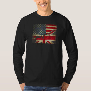 Camiseta Bandera estadounidense británica Unión británica J