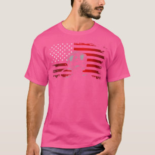 Camiseta Bandera estadounidense Buceo