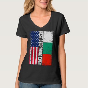 Camiseta Bandera estadounidense Bulgaria bandera mejor Step