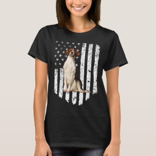 Camiseta Bandera estadounidense BW Red and White Setter irl