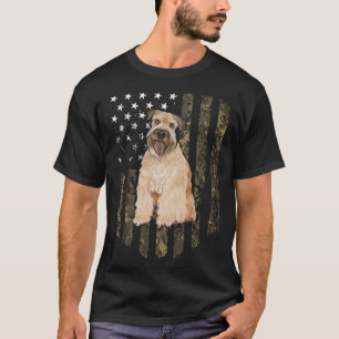 Camiseta Bandera estadounidense Camo Ruedas blandas recubie