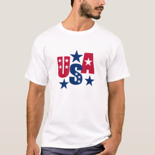 Camiseta Bandera estadounidense Colores Estados Unidos