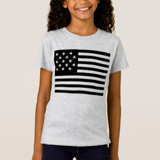 Camiseta Bandera estadounidense con estrella negra