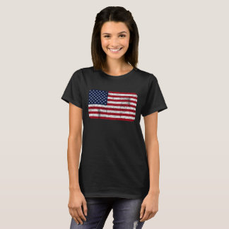 Camiseta Bandera estadounidense con problemas