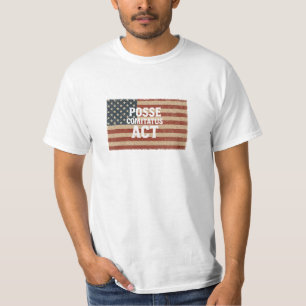 Camiseta Bandera estadounidense con problemas con la ley Po