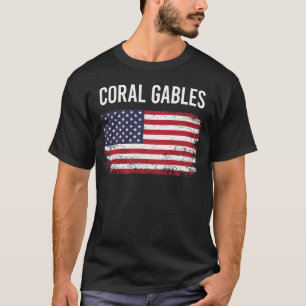 Camiseta Bandera estadounidense Coral Gables