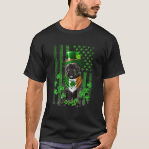 Camiseta Bandera estadounidense corteja a perro de Bulldog 
