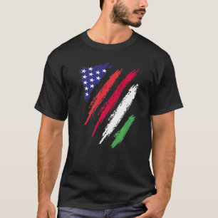 Camiseta Bandera estadounidense cultivada en Hungría USA Pa