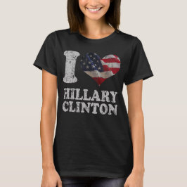 Camiseta Bandera estadounidense Cuta I Hillary Clinton