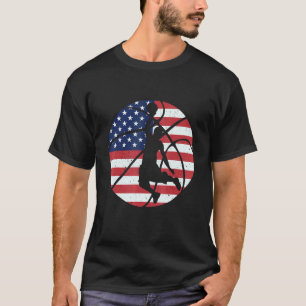 Camiseta Bandera Estadounidense De Baloncesto Patriótico 4 